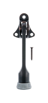 Ace 4 in. W Metal Oil Rubbed Bronze Bronze Kick-Down Door Holder Mounts to door and wall 0 in., Pack of 5