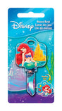 HILLMAN Disney Ariel House Key Blank 68 Double For Schlage Locks Multicolored, Pack of 5