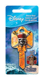 HILLMAN Disney Skull and Swords House Key Blank 68 Double For Schlage Locks Orange, Pack of 5