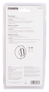 ProSource PH-122048-PS Plate Hanger, Brass, Polished Brass, 30 lb