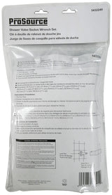 ProSource T141-3L Shower Valve Socket Wrench Set, Steel, 4-7/8 in L