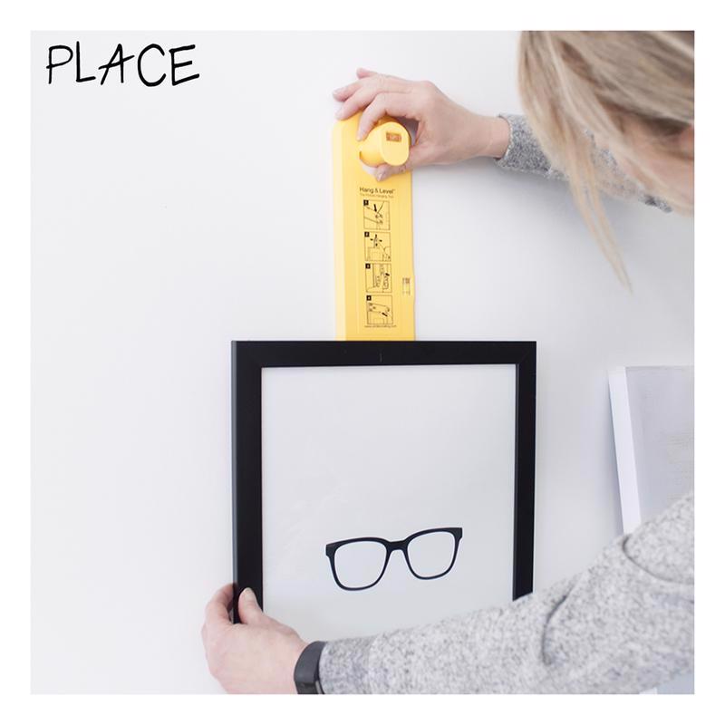 Under The Roof Decorating Hang and Level Yellow Assorted Picture Hanger 10 lb 1 each