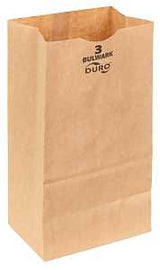 Duro Bag 71003 Heavy-Duty SOS Bag, Virgin Paper, Kraft