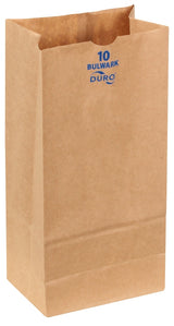 Duro Bag 71010 Series Heavy-Duty SOS Bag, 4-3/16 in W, 6-5/16 in L, Virgin Paper, Kraft