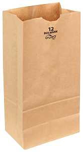 Duro Bag 71012 Series Heavy-Duty SOS Bag, 4-1/2 in W, 7-1/16 in L, Virgin Paper, Kraft