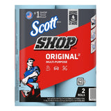 Scott 75040 Shop Towel, Paper, Blue