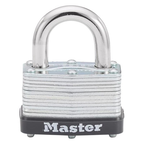 Master Lock 1-1/16 in. H X 1-3/4 in. W X 1-3/4 in. L Laminated Steel Breakaway Warded Padlock, Pack of 12
