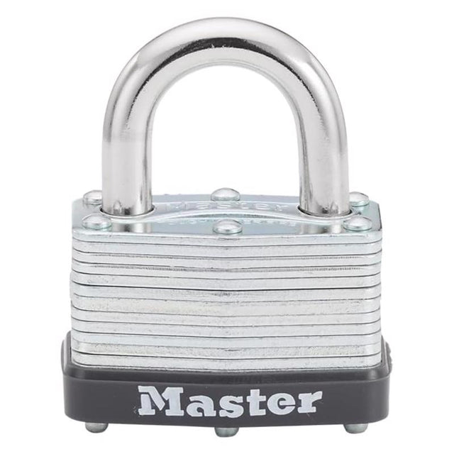 Master Lock 1-1/16 in. H X 1-3/4 in. W X 1-3/4 in. L Laminated Steel Breakaway Warded Padlock, Pack of 12
