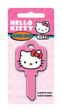 HILLMAN Hello Kitty House/Office Key Blank 68 Single For Schlage Locks Pink, Pack of 5