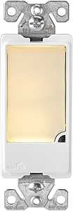 Eaton Cooper Wiring Patrol Series 7737V-BOX Night Light, 4.19 in L x 1.3 in W x 1.08 in D Dimensions, 15 A, 120 V, 1 W