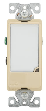 Eaton Cooper Wiring Patrol Series 7737LA-BOX Night Light, 1.3 in W x 1 in D x 3.81 in H Dimensions, 15 A, 120 V, 1 W