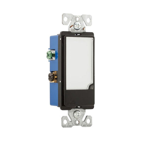 Eaton 7737BK-BOX Nightlight, 15 A, 120 V, 1 W, LED Lamp, Black, Pack of 6