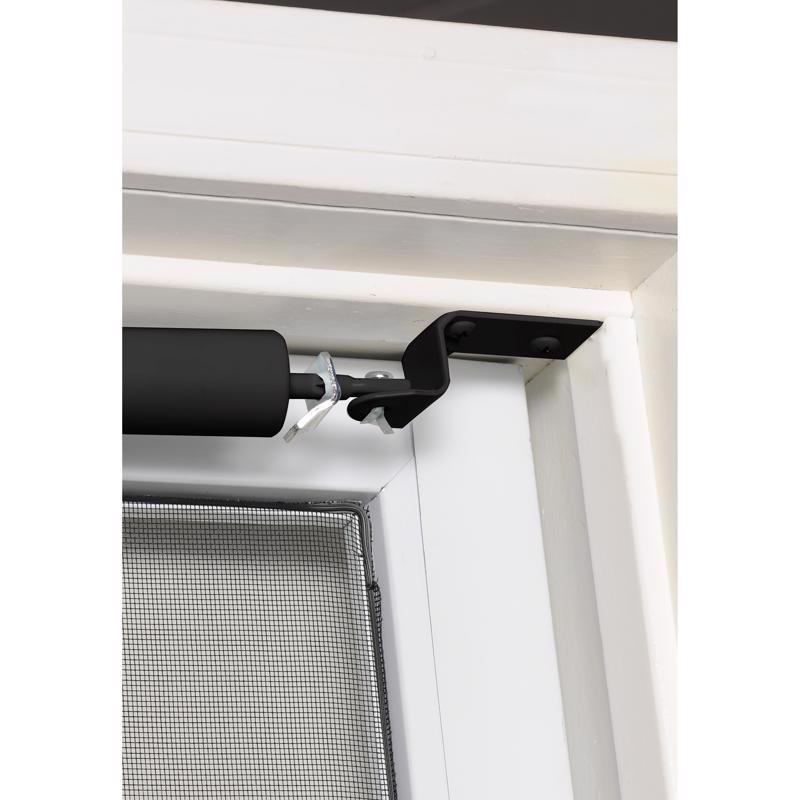Wright Black Aluminum Pneumatic Door Closer