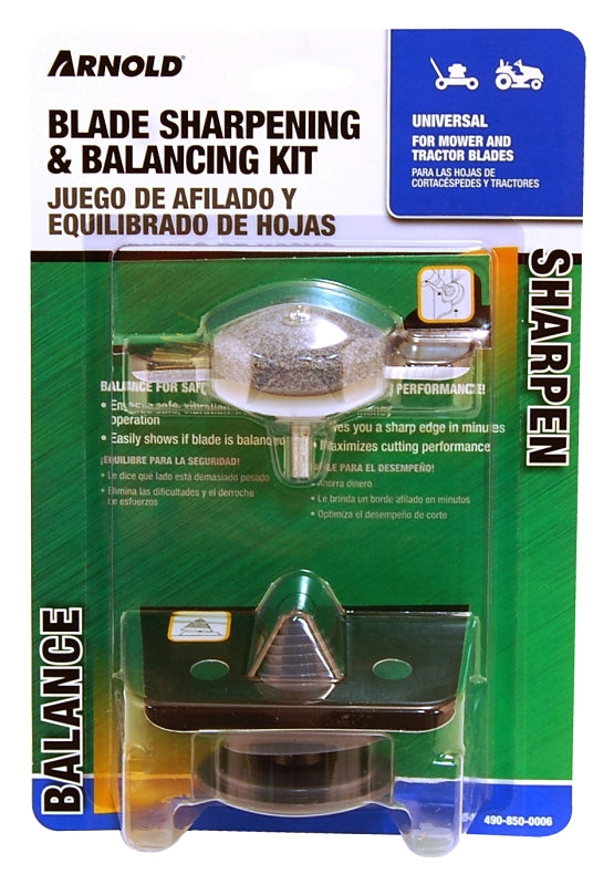 Arnold 490-850-0006/BSK1 Blade Balancer and Sharpener Kit, For: Mower and Tractor Blades