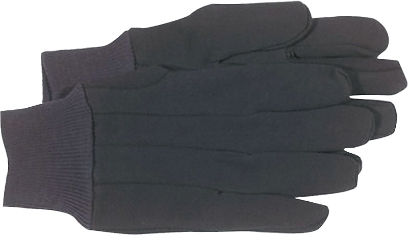 Boss B61061-S Work Gloves, S, Straight Thumb, Slip-On Cuff, Jersey, Brown