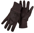 Boss B62011-L12P Mediumweight Work Gloves, L, 8 to 8-3/8 in L, Straight Thumb, Slip-On Cuff, Jersey, Brown