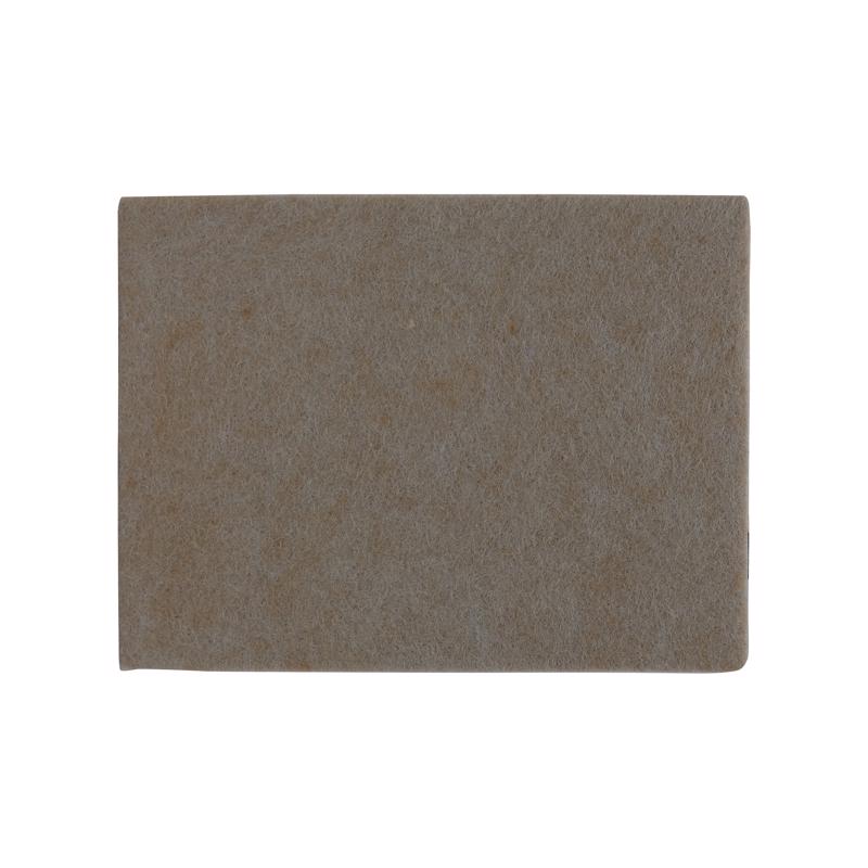 Ace Felt Self Adhesive Blanket Brown Rectangle 4-1/4 in. W X 6 in. L 2 pk