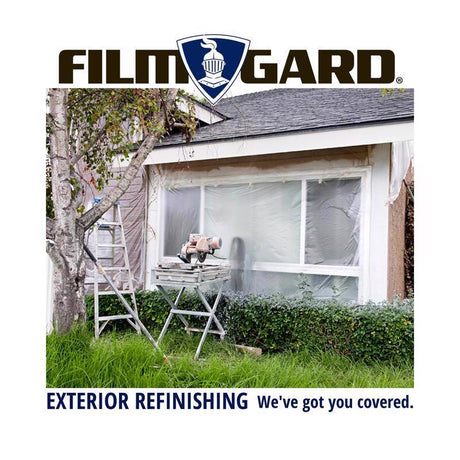 Film-Gard Plastic Sheeting 4 mil X 10 ft. W X 50 ft. L Polyethylene Clear 1 pk