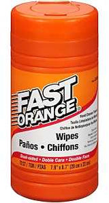 Fast Orange 25051 Cleaning Wipes, Citrus, White