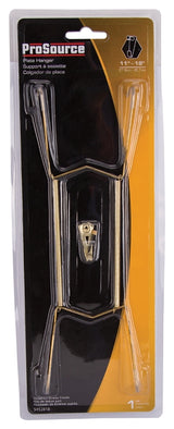 ProSource PH-122056-PS Plate Hanger, Brass, Polished Brass, 30 lb