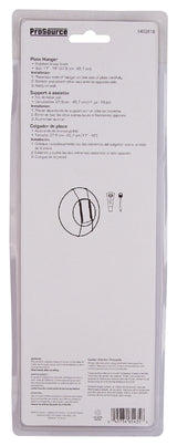 ProSource PH-122056-PS Plate Hanger, Brass, Polished Brass, 30 lb