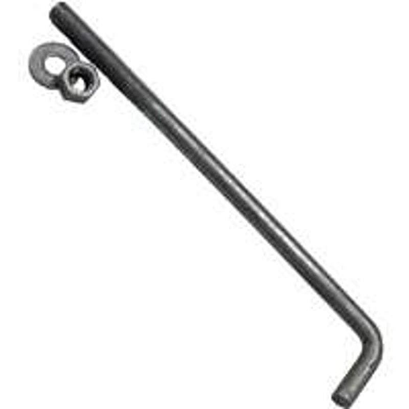 ProFIT AG10 Anchor Bolt, 10 in L, Steel, Galvanized, 50/PK, Pack of 50