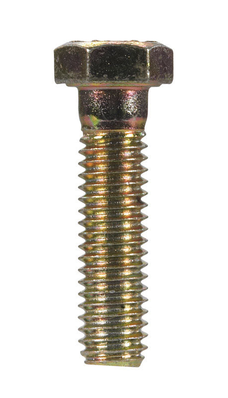 HILLMAN 3/8 in. D X 1-1/2 in. L Heat Treated Steel Hex Head Cap Screw 100 pk