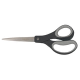 Fiskars 1067265 Everyday Scissors, 8 in OAL, 3.1 in L Cut, Stainless Steel Blade, Ergonomic, Soft Grip Handle