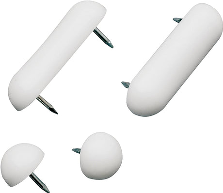 Plumb Pak PP835-25 Seat Bumper Set, Plastic, White, Pack of 6