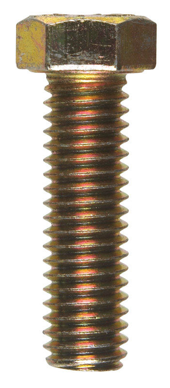 HILLMAN 7/16 in. D X 1-1/2 in. L Heat Treated Steel Hex Head Cap Screw 50 pk