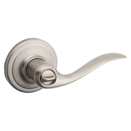 Kwikset Signature Series 730TNL15RCALRCS Privacy Lever, Thumbturn Lock, Satin Nickel, Zinc, Residential, Reversible Hand