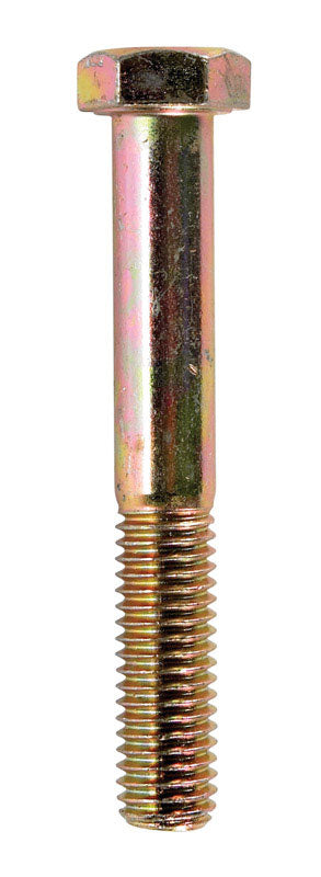 HILLMAN 1/2 in. D X 3-1/2 in. L Heat Treated Steel Hex Head Cap Screw 25 pk
