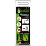 WallClaw Anchors .25 in. D X 2 in. L Plastic/Steel Pan Head Wallboard Anchors 4 pk