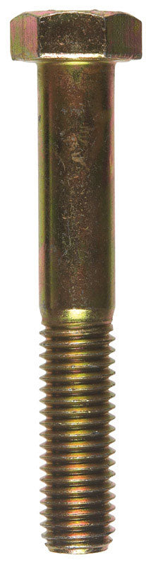 HILLMAN 5/8 in. D X 4 in. L Heat Treated Steel Hex Head Cap Screw 25 pk