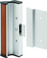 Prime-Line C 1055 Handle Set, Aluminum, Anodized, 3/4 to 1 in Thick Door