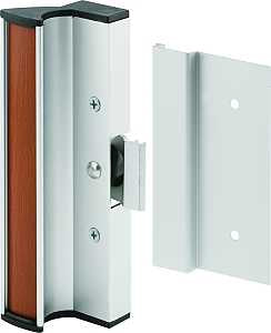 Prime-Line C 1055 Handle Set, Aluminum, Anodized, 3/4 to 1 in Thick Door