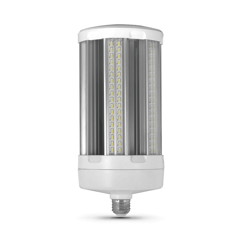 Feit Electric C20000/5K/LED LED Bulb, Corn Cob, 1000 W Equivalent, E26 Lamp Base, Clear, Daylight Light