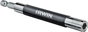 Irwin 3555531C Series Screw with Retracting Sleeve, 4-11/16 to 7-3/8 in L, 1/4 in Drive, Hex Drive, 1/4 in Shank, Steel