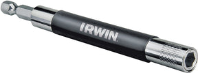 Irwin 3555531C Series Screw with Retracting Sleeve, 4-11/16 to 7-3/8 in L, 1/4 in Drive, Hex Drive, 1/4 in Shank, Steel