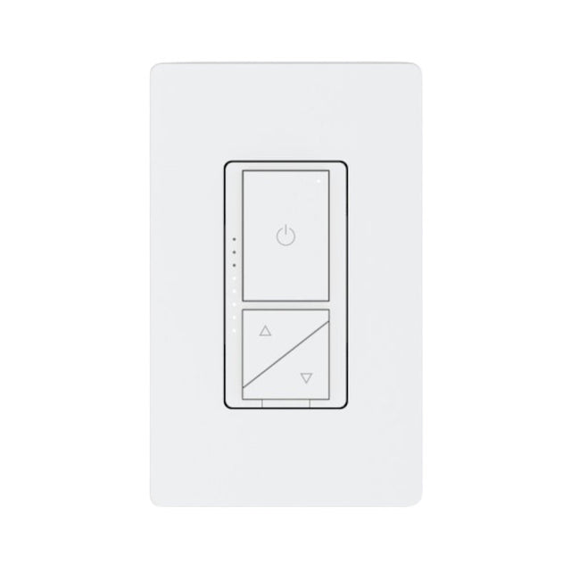 Feit Electric DIM/BUTTON/WIFI Dimmer Switch with Remote, 1-Pole, 3-, 4-Way, 120 V, 60 Hz, Wi-Fi, Hardwired, White