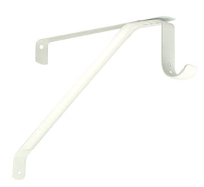 Knape & Vogt John Sterling White Steel Shelf/Rod Bracket 12 Ga. 10 in. L 250 lb, Pack of 20