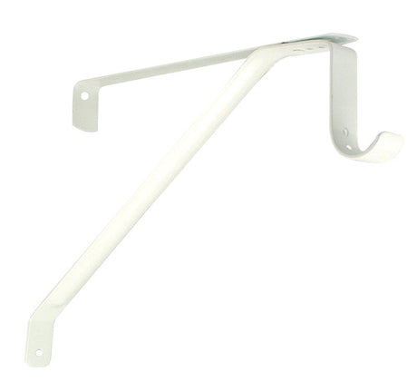 Knape & Vogt John Sterling White Steel Shelf/Rod Bracket 12 Ga. 10 in. L 250 lb, Pack of 20