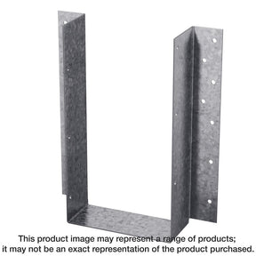 Simpson Strong-Tie U U44 Joist Hanger, 2-7/8 in H, 2 in D, 3-9/16 in W, Steel, Galvanized/Zinc, Face Mounting, Pack of 50