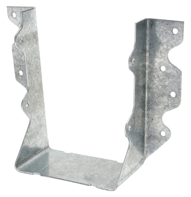 Simpson Strong-Tie U U46 Joist Hanger, 4-7/8 in H, 2 in D, 3-9/16 in W, Steel, Galvanized/Zinc, Face Mounting, Pack of 50