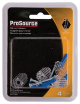ProSource PH-121144-PS Mirror Holder, Plastic, Clear, Clear, Screw Mounting