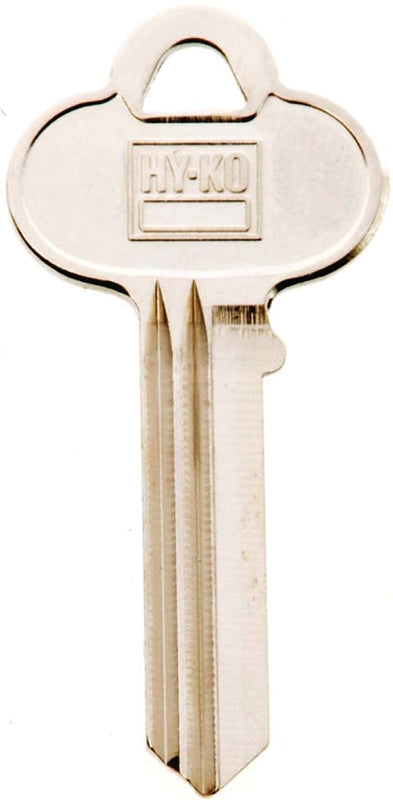 Hy-Ko 11010CO62 Key Blank, Brass, Nickel, For: Corbin Russwin Cabinet, House Locks and Padlocks, CO62 Key Number, Pack of 10