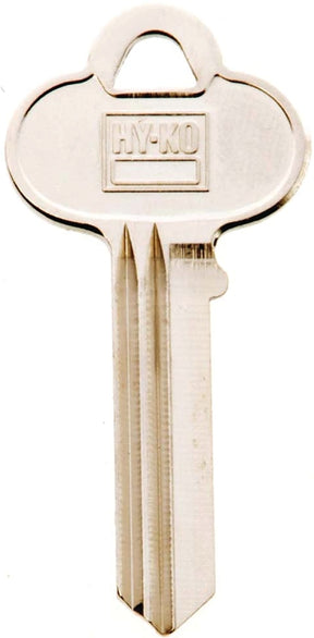 Hy-Ko 11010CO62 Key Blank, Brass, Nickel, For: Corbin Russwin Cabinet, House Locks and Padlocks, CO62 Key Number, Pack of 10