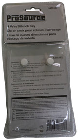 ProSource T154-3L 4-Way Silcock Key, Square Head, Bar Handle, 3 in L