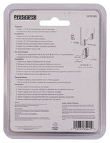 ProSource PH-122201-PS Mirror Holder, Plastic, Clear, Clear, Screw Mounting