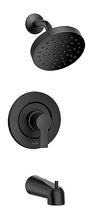 Moen Rinza Posi-Temp Series 82628BL Bathtub and Shower Faucet, 1-Function Showerhead, 1.75 gpm Showerhead, 1-Handle